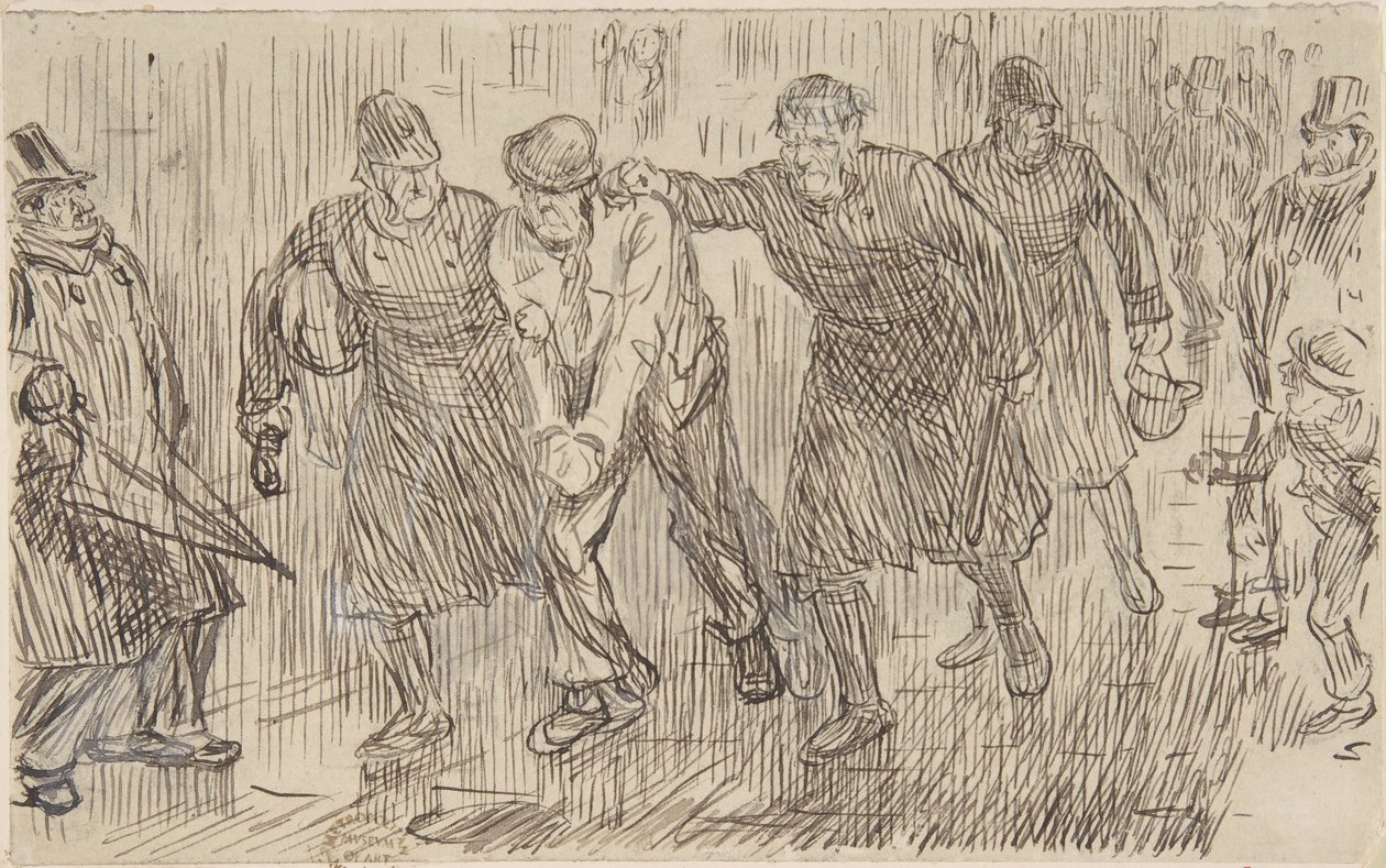 Glücklicher Gedanke für Punch, 16. Dezember 1876 von Charles Samuel Keene