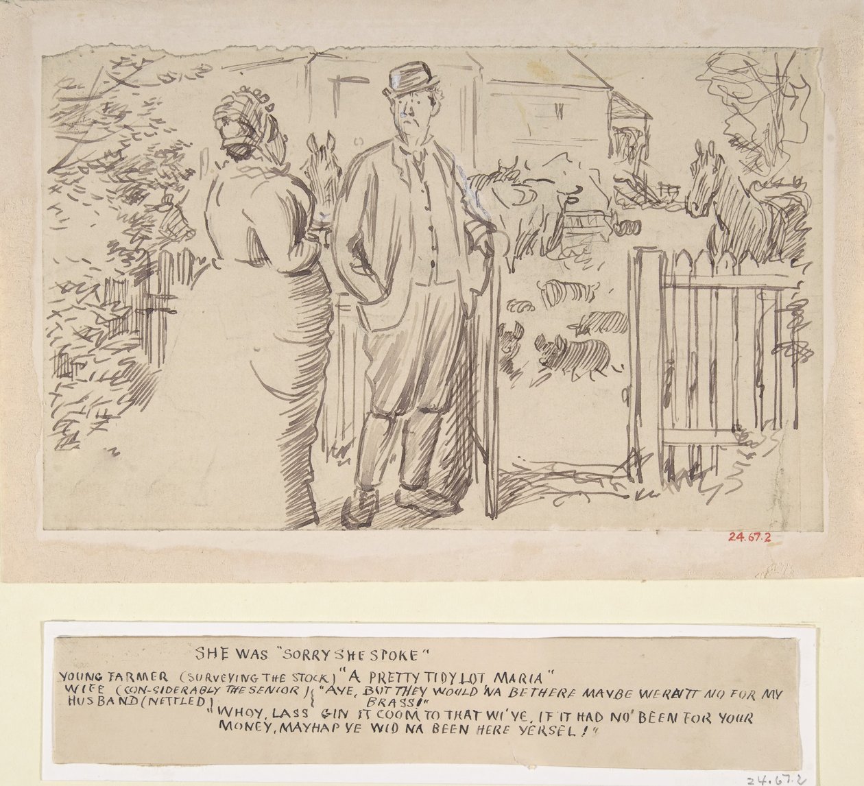 Sie bedauerte, dass sie sprach von Charles Samuel Keene