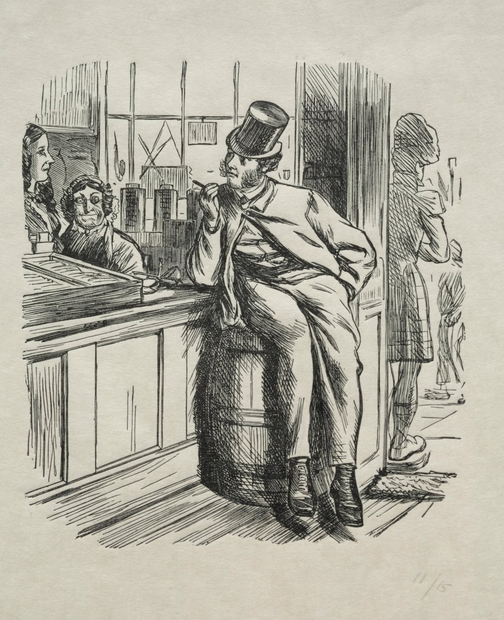 Was aus dem Mord an einem reichen Onkel zu Weihnachten wurde, 1865 von Charles Samuel Keene
