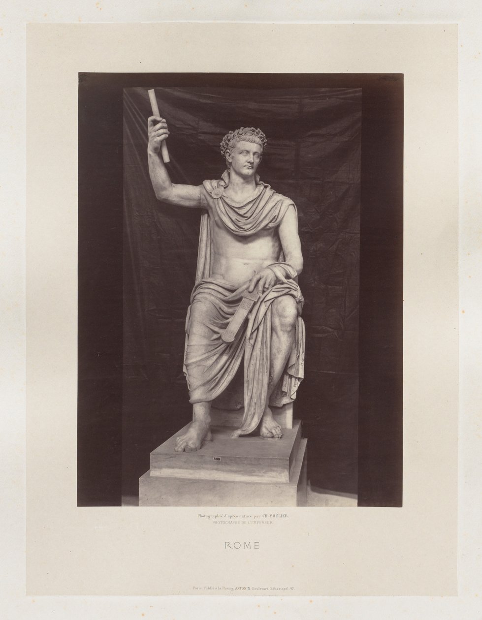 Statue des Tiberius, Vatikan von Charles Soulier