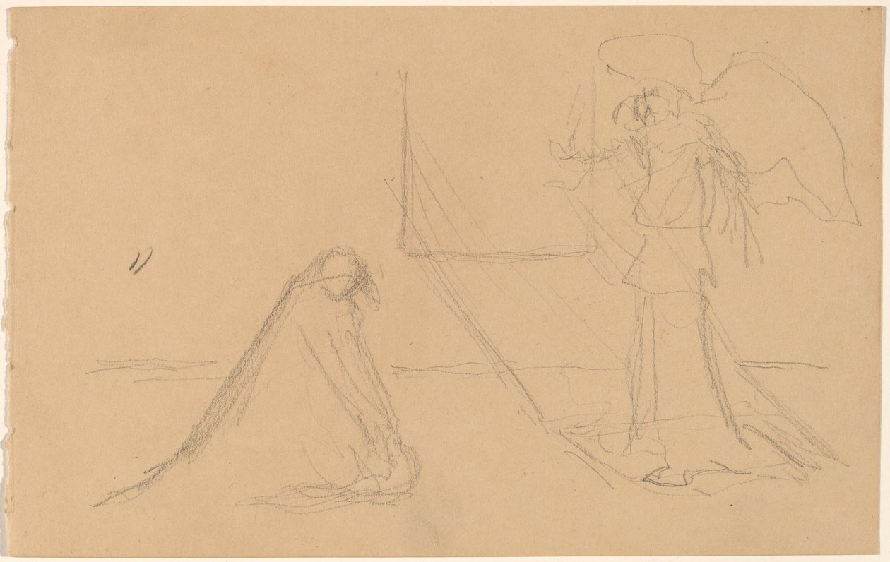 Studie von Figuren von Charles Sprague Pearce