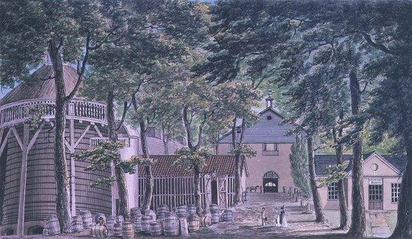 Messrs Beaufoy, Essigbrennerei, ehemals Cupor Gardens von Charles Tomkins