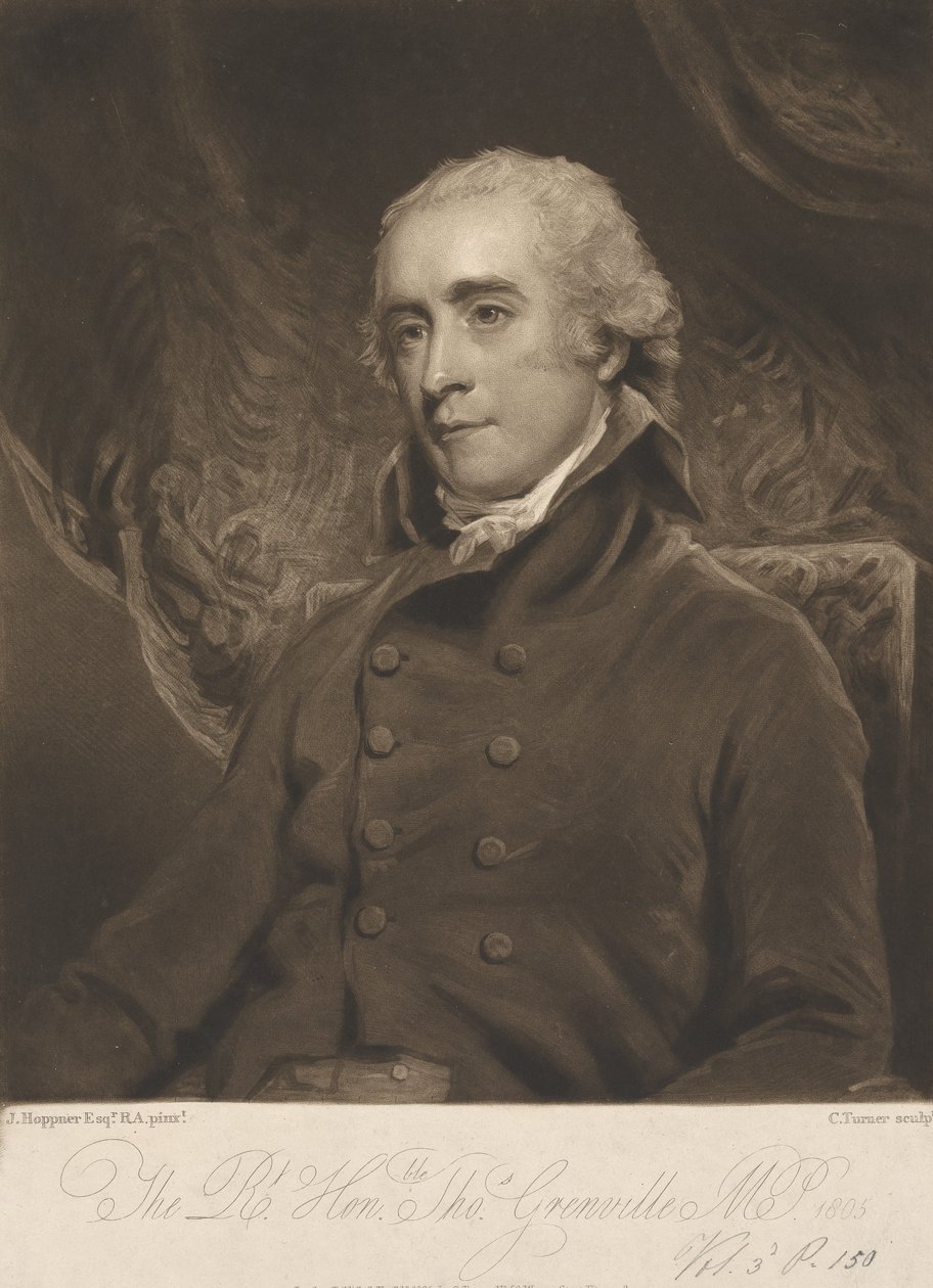 Der hochverehrte Thomas Grenville von Charles Turner