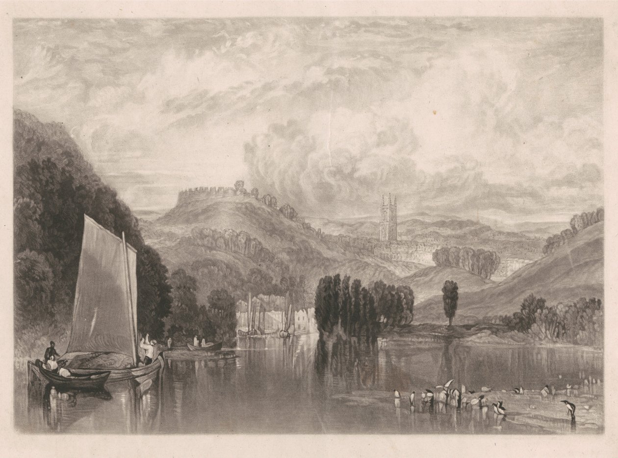 Totnes, am Fluss Dart von Charles Turner