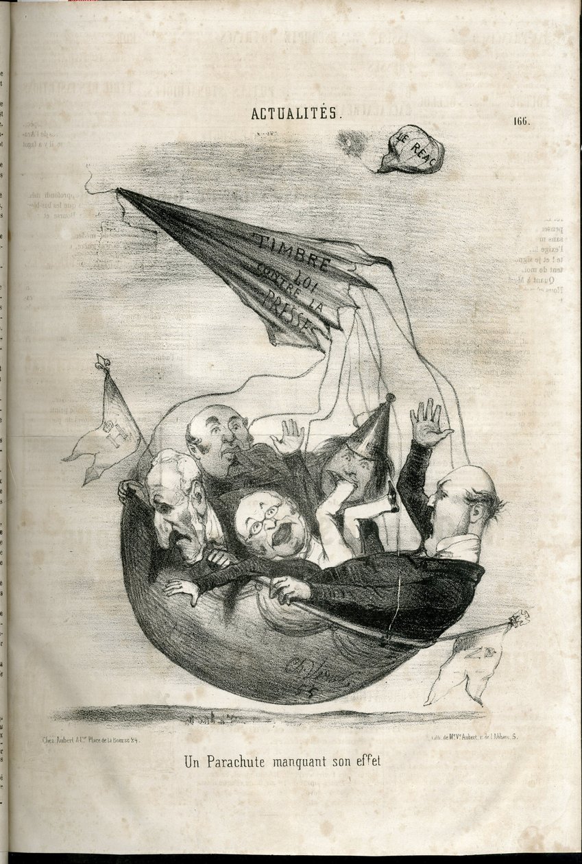 Illustration von Charles Vernier in Le Charivari von Charles Vernier