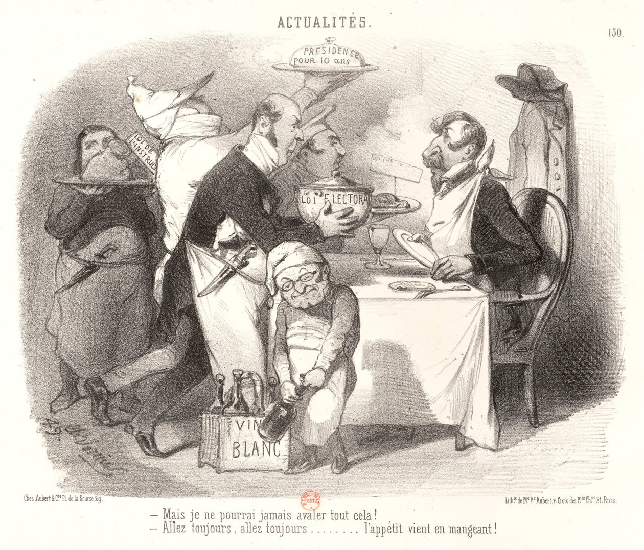 Aber ich werde das nie alles schlucken können! von Charles Vernier