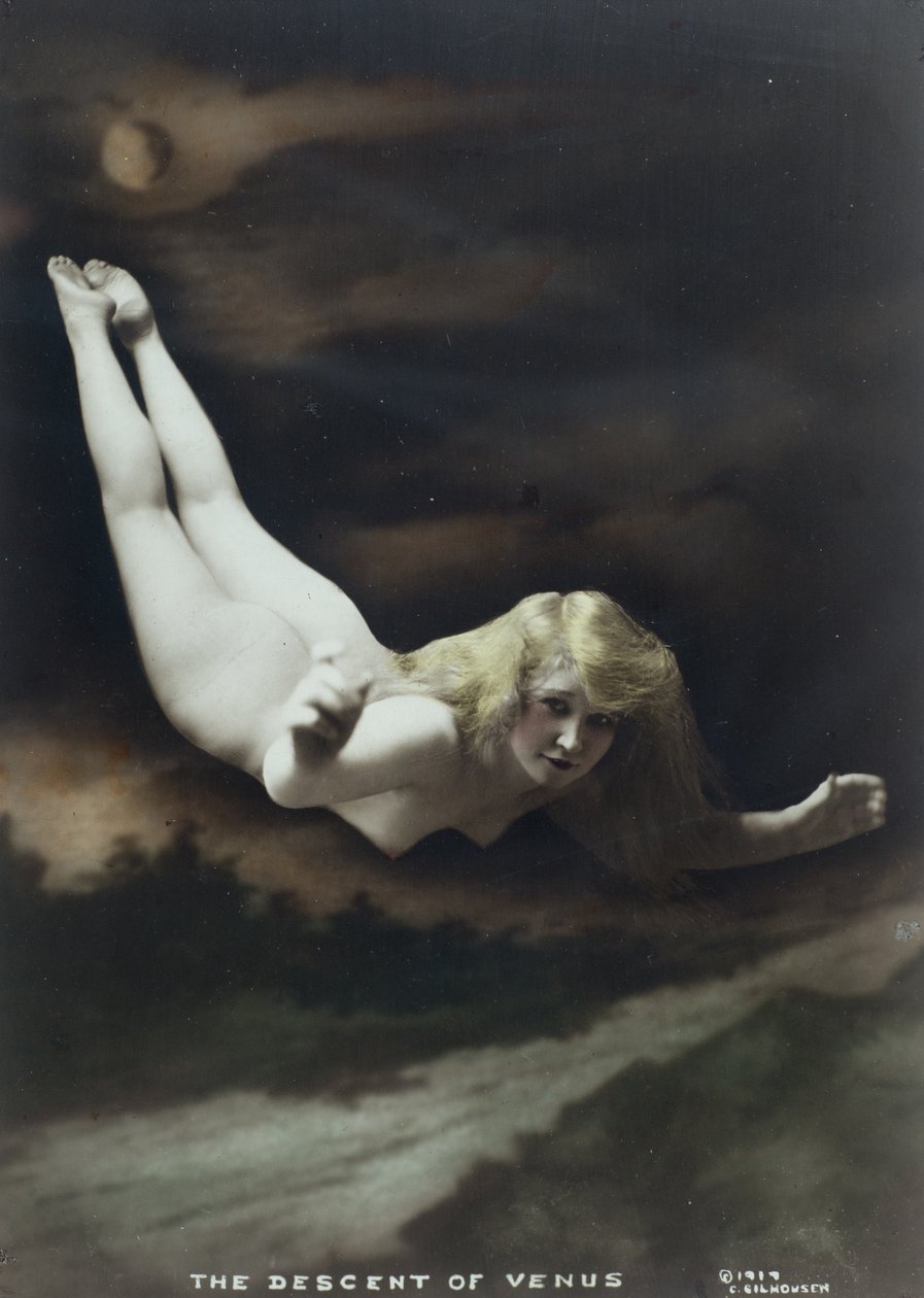 Der Abstieg der Venus (ca. 1917) von Charles Wesley Gilhousen Charles Wesley Gilhousen