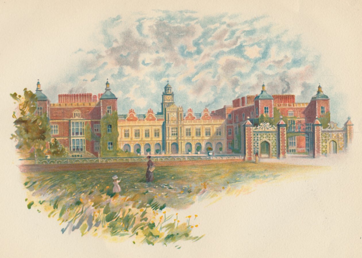 Hatfield House, Hertfordshire - Südfront, ca. 1890 von Charles Wilkinson