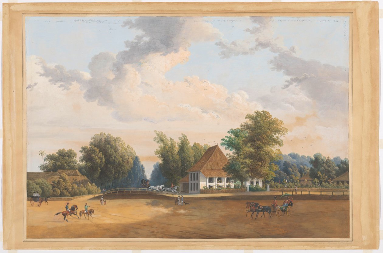 Ansicht von Rijswijk Batavia von Charles William Meredith van de Velde