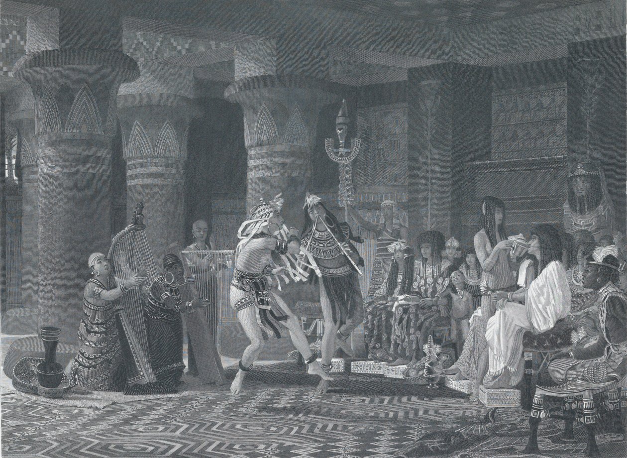 Zeitvertreib im alten Ägypten, 1876 von Charles William Sharpe