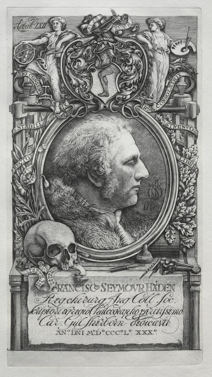 Hadeniana - Porträt von Sir Francis Seymour Haden von Charles William Sherborn