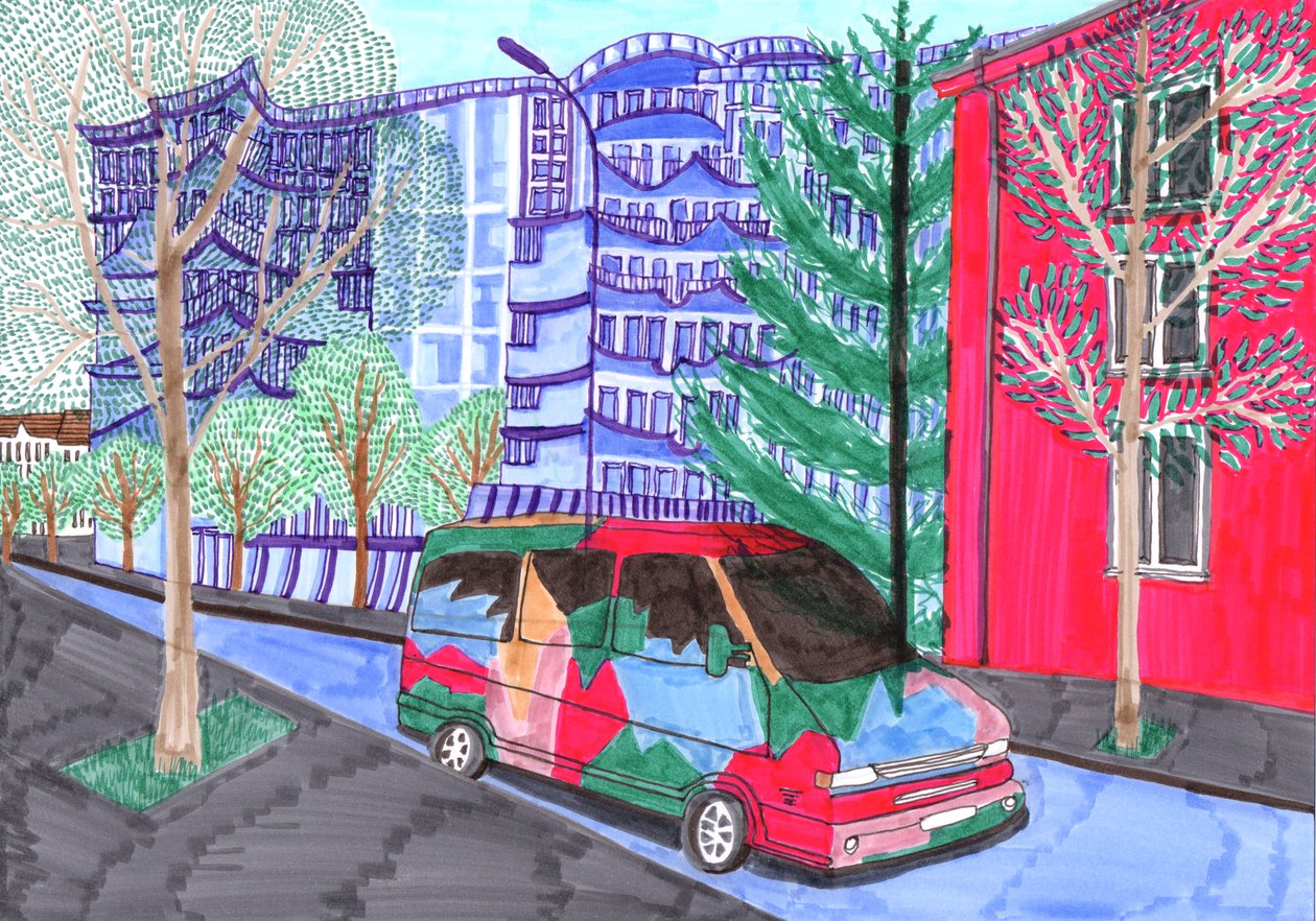 Koloniestraße, Hochzeit, 2017 von Charlotte Orr