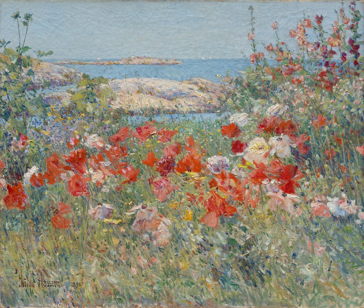 Celia Thaxters Garten, Isles of Shoals, Maine von Childe Frederick Hassam
