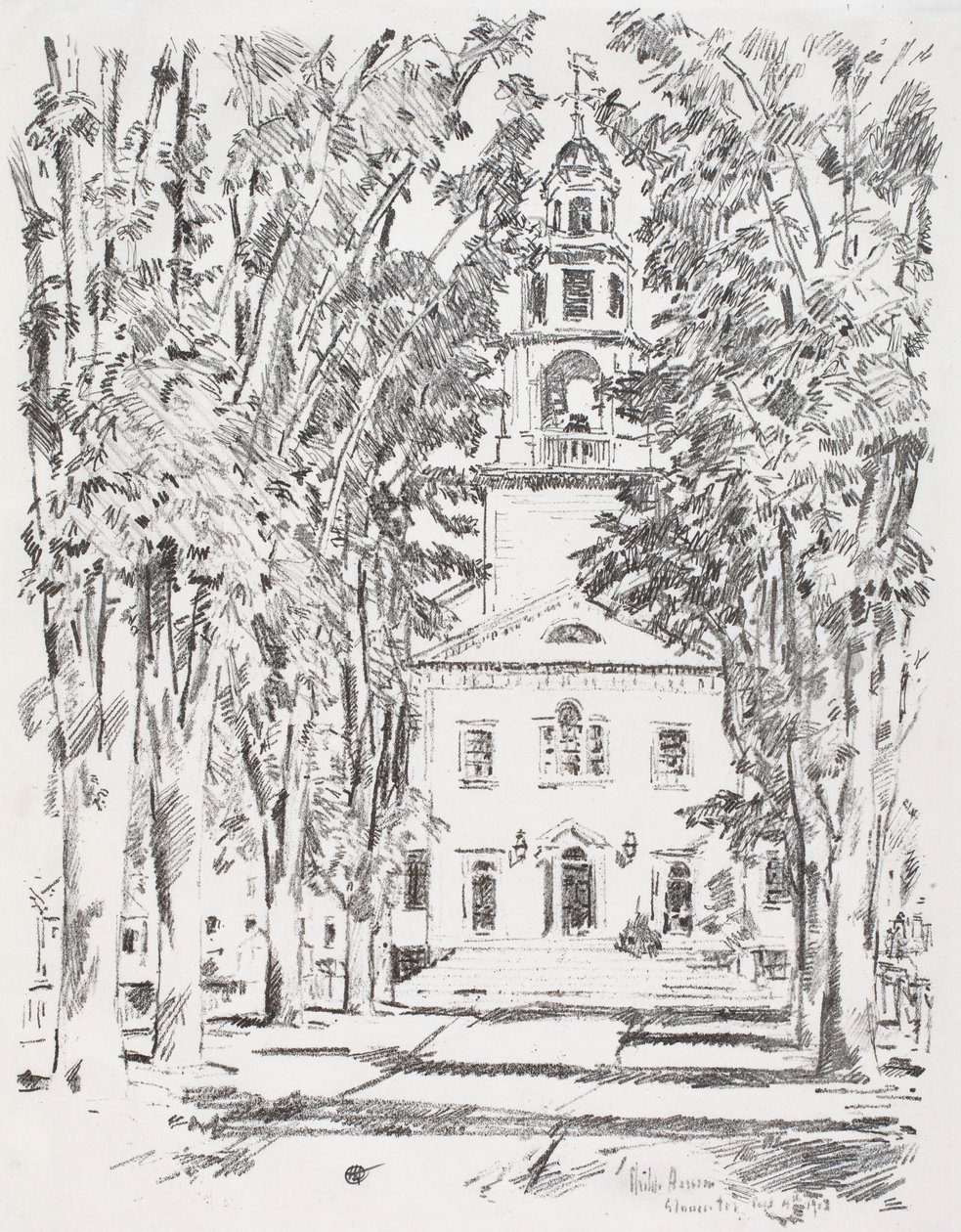 Kolonialkirche, Gloucester von Childe Hassam