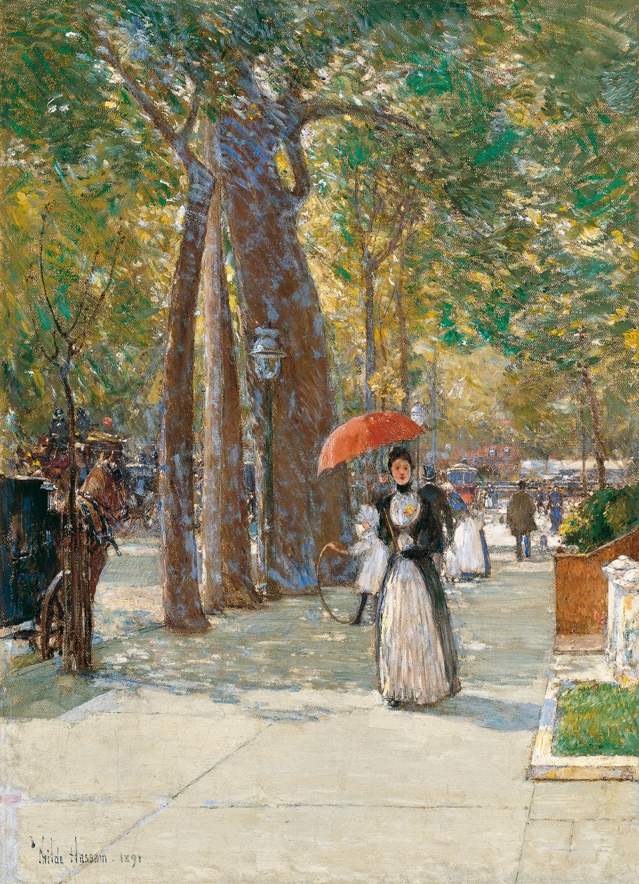 Fifth Avenue am Washington Square, New York, 1891 von Childe Hassam