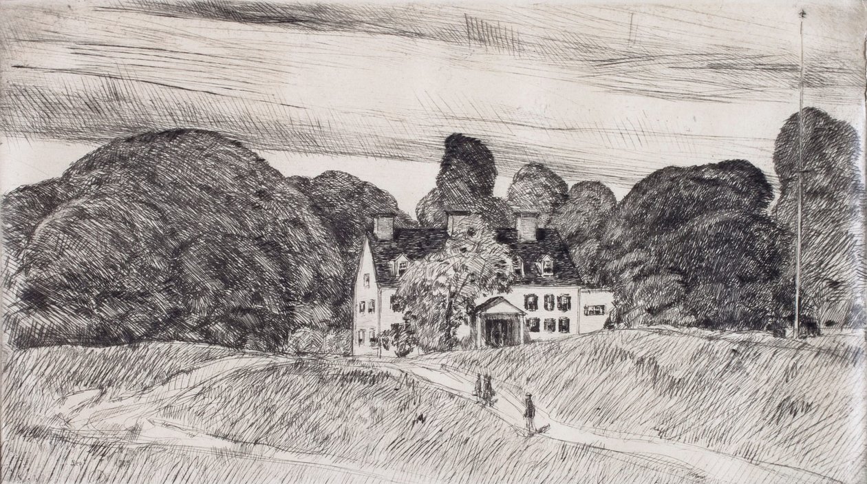 Das Lion Gardiner Manor von Childe Hassam