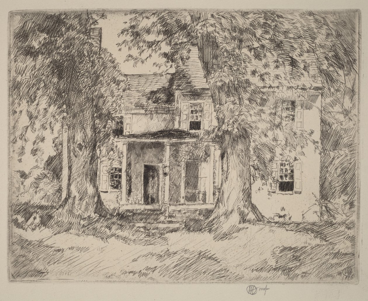 Washingtons Hauptquartier in der Nähe von Valley Forge von Childe Hassam