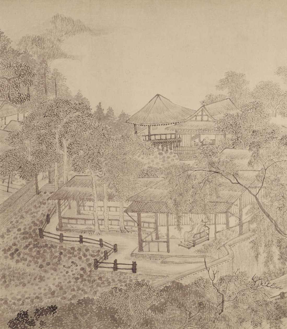 Den Sommer im Strohdachsaal des Tintenfasses verbringen von Chinese School