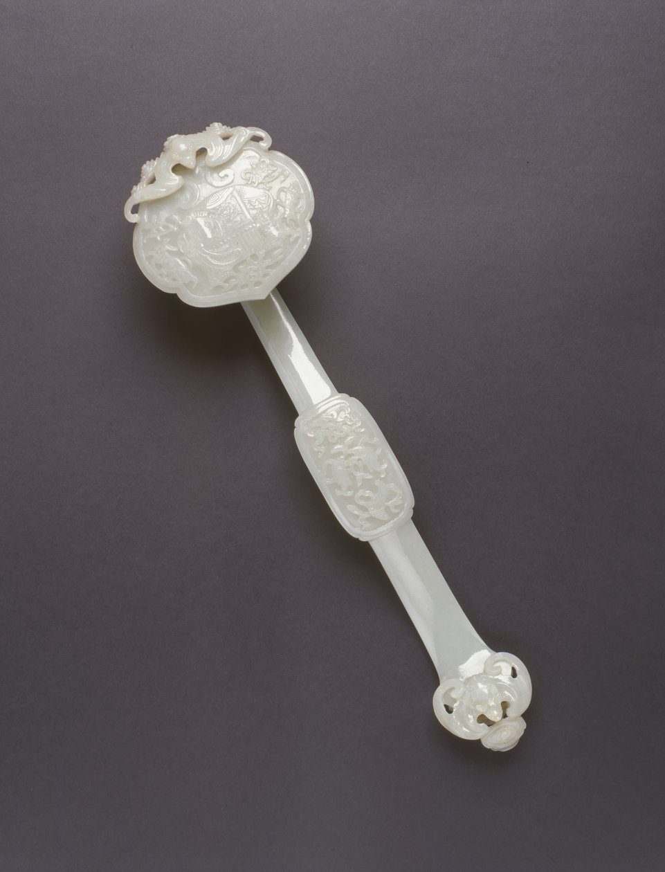 Ruyi-Zepter (Celadon-Stein) von Chinese School