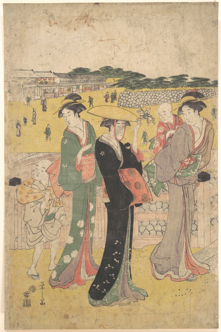 Druckgrafik von Chobunsai Eishi