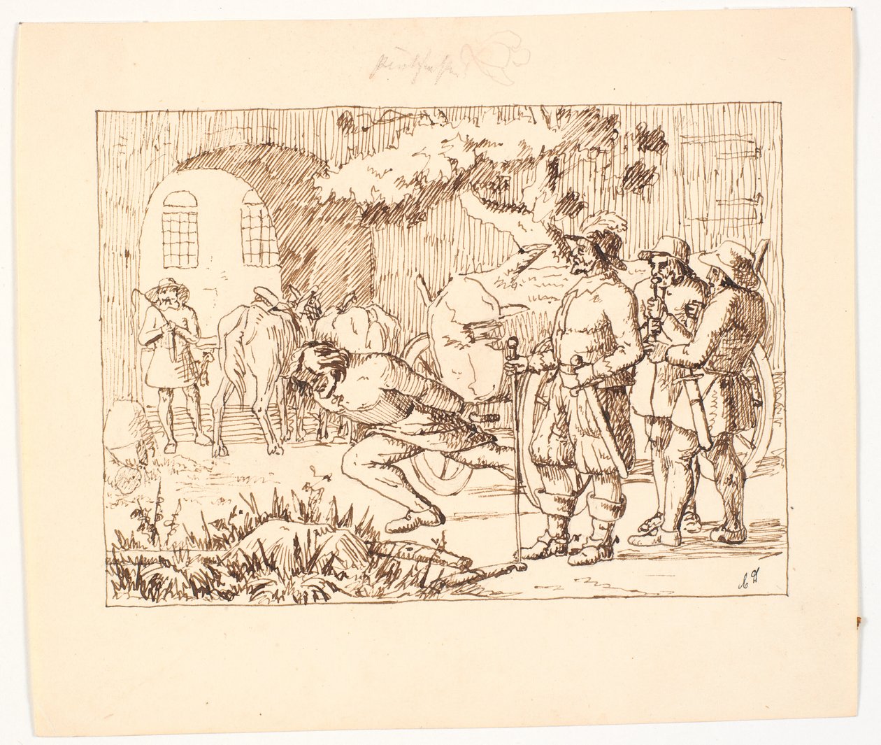 Illustration zu St. St. Blicher, Die drei Heiligenabende von Christen Dalsgaard