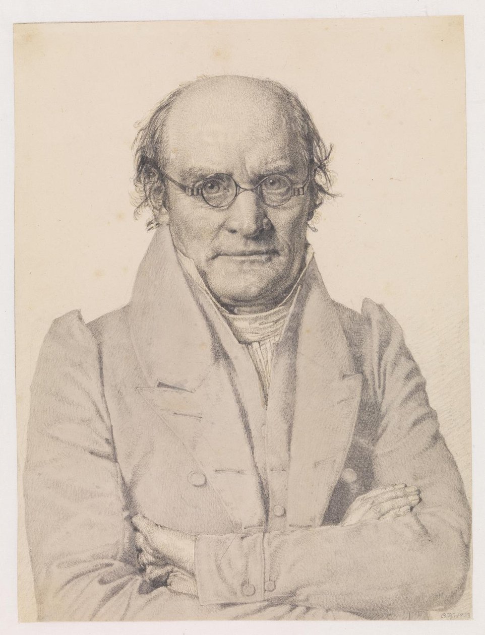 Porträt von Professor Frederik Christian Sibbern von Christen Købke