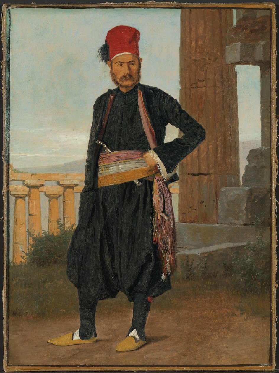 Porträt des Schwagers des Künstlers, Medaillengravierer F.C. Krohn von Christen Købke