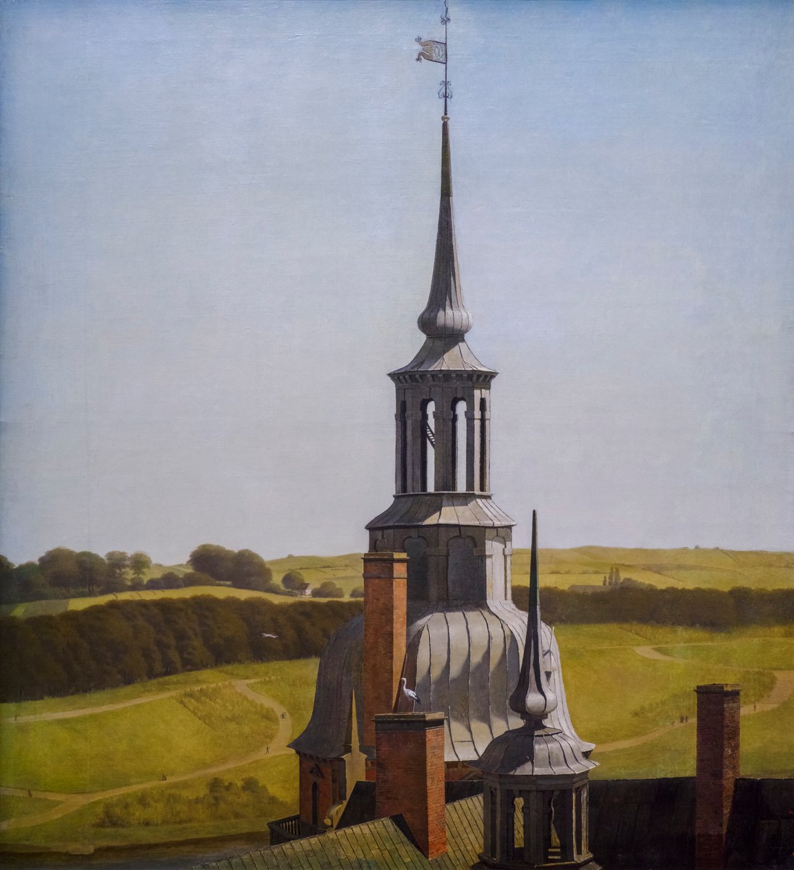 Einer der kleinen Türme auf Schloss Frederiksborg von Christen Schjellerup Kobke