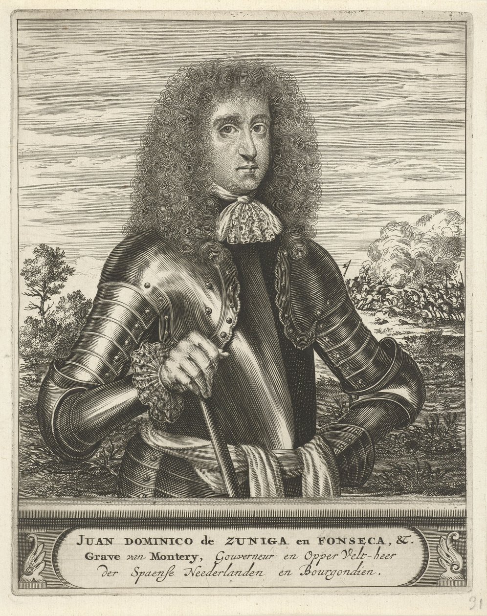 Porträt von Juan Domingo de Zuñiga y Fonseca von Christiaan Hagen