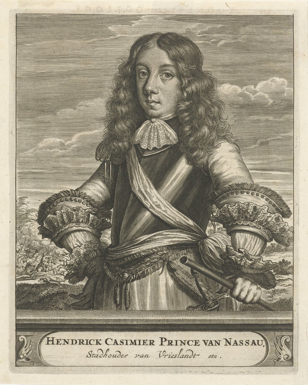 Porträt von Heinrich Casimir, Prinz von Nassau von Christiaan Hagen