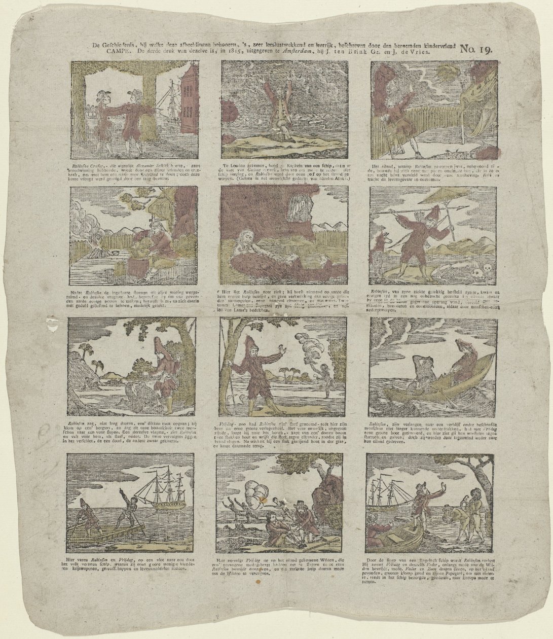 Die Geschichte, zu der diese Bilder gehören, ist sehr lesenswert und lehrreich, beschrieben von dem berühmten Kinderfreund / Camp von Christiaan Jacob Schuyling