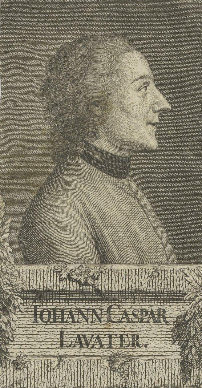 Porträt des Dichters und Physiognomen Johann Kaspar Lavater 1741-1801, 1773 von Christian Friedrich Fritzsch