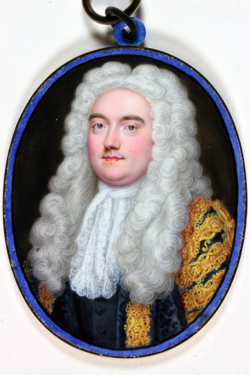 John Verney, Master of the Rolls, 1739 von Christian Friedrich Zincke