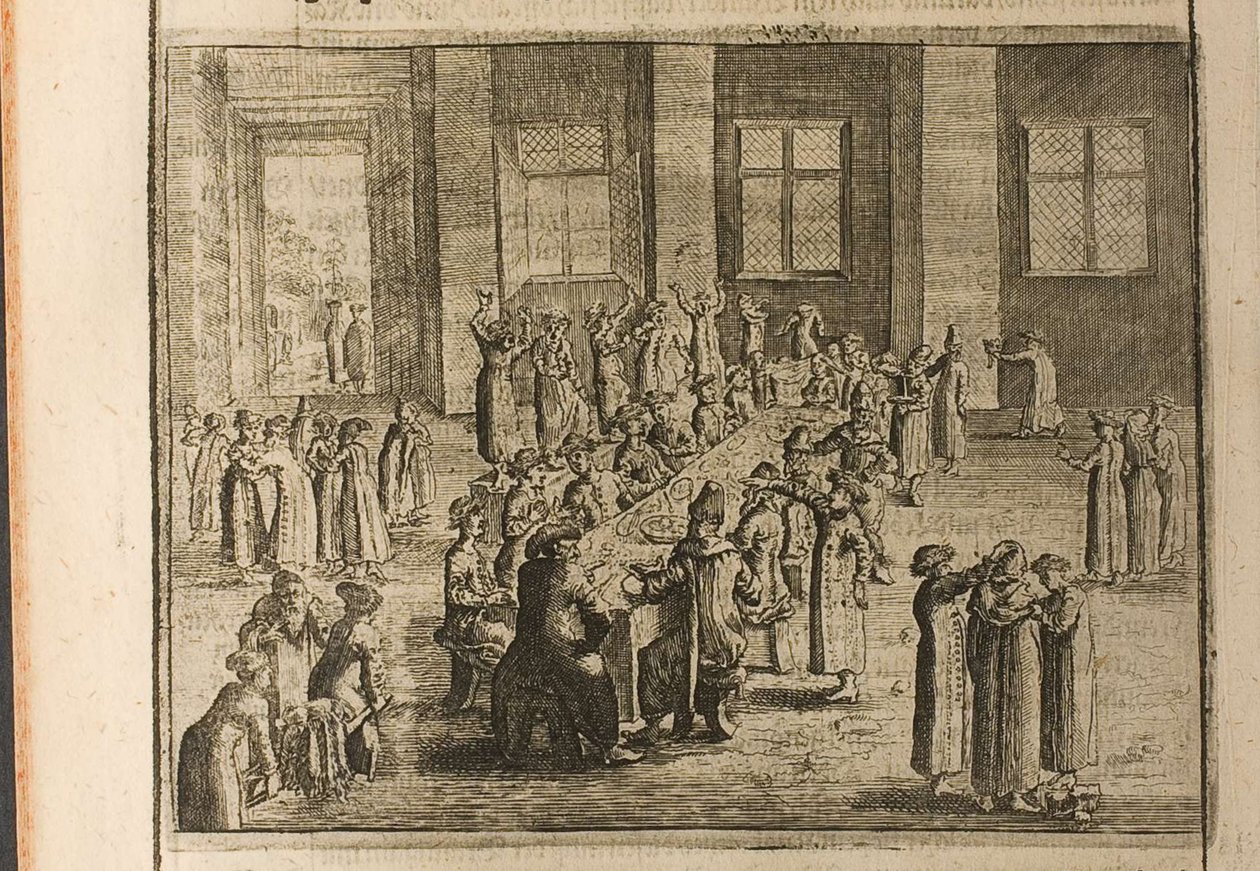 Die Hochzeit (Illustration aus Reisen zum Großherzog von Moskau und zum König von Persien von Adam) von Christian Lorenzen Rothgiesser