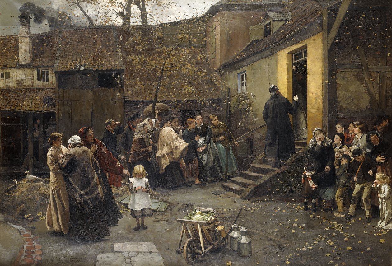 Eine Verhaftung, 1881 von Christian Ludwig Bokelman