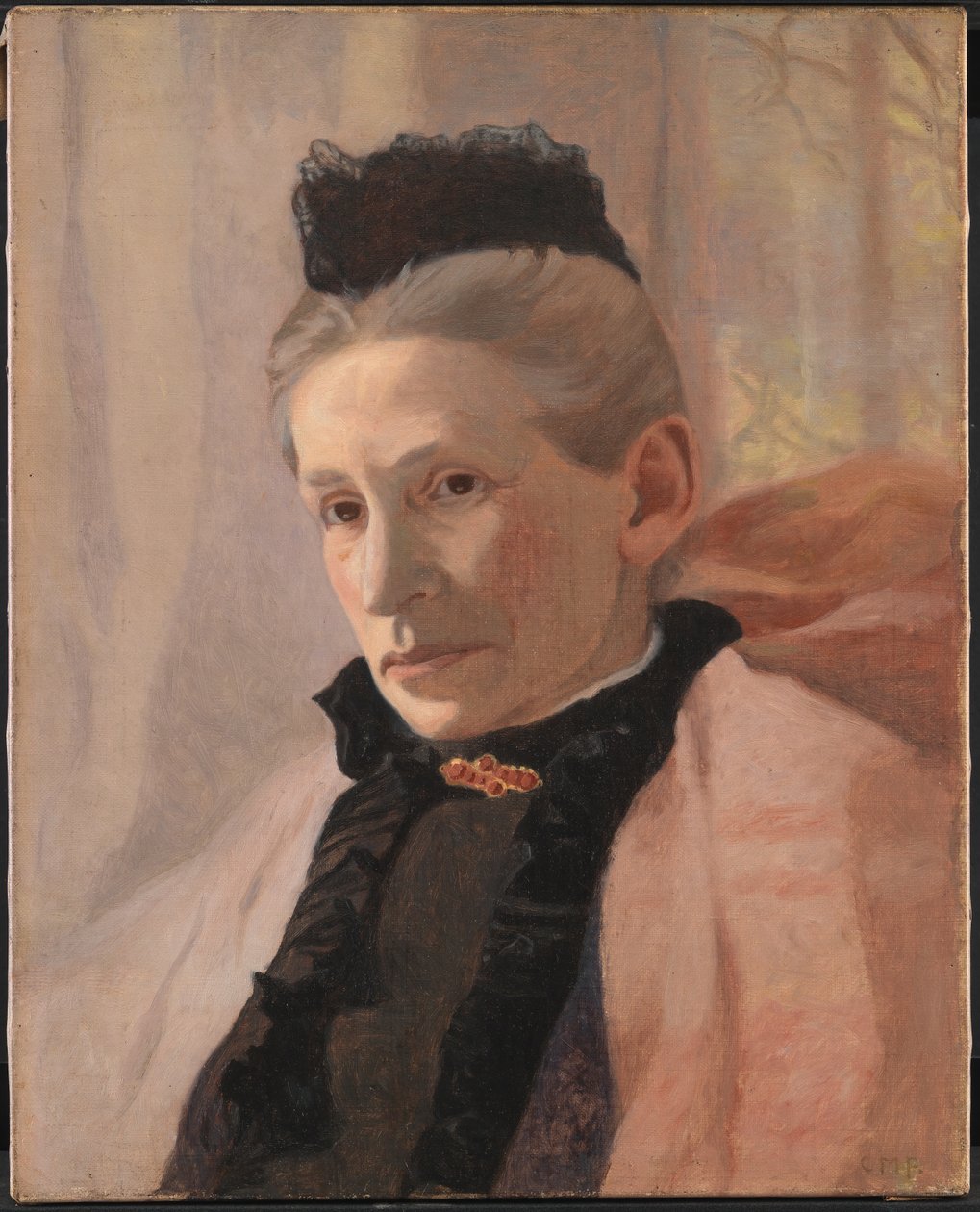 Frederikke von Scholten, geb. Arendrup, die Schwiegermutter des Künstlers von Christian Mourier Petersen
