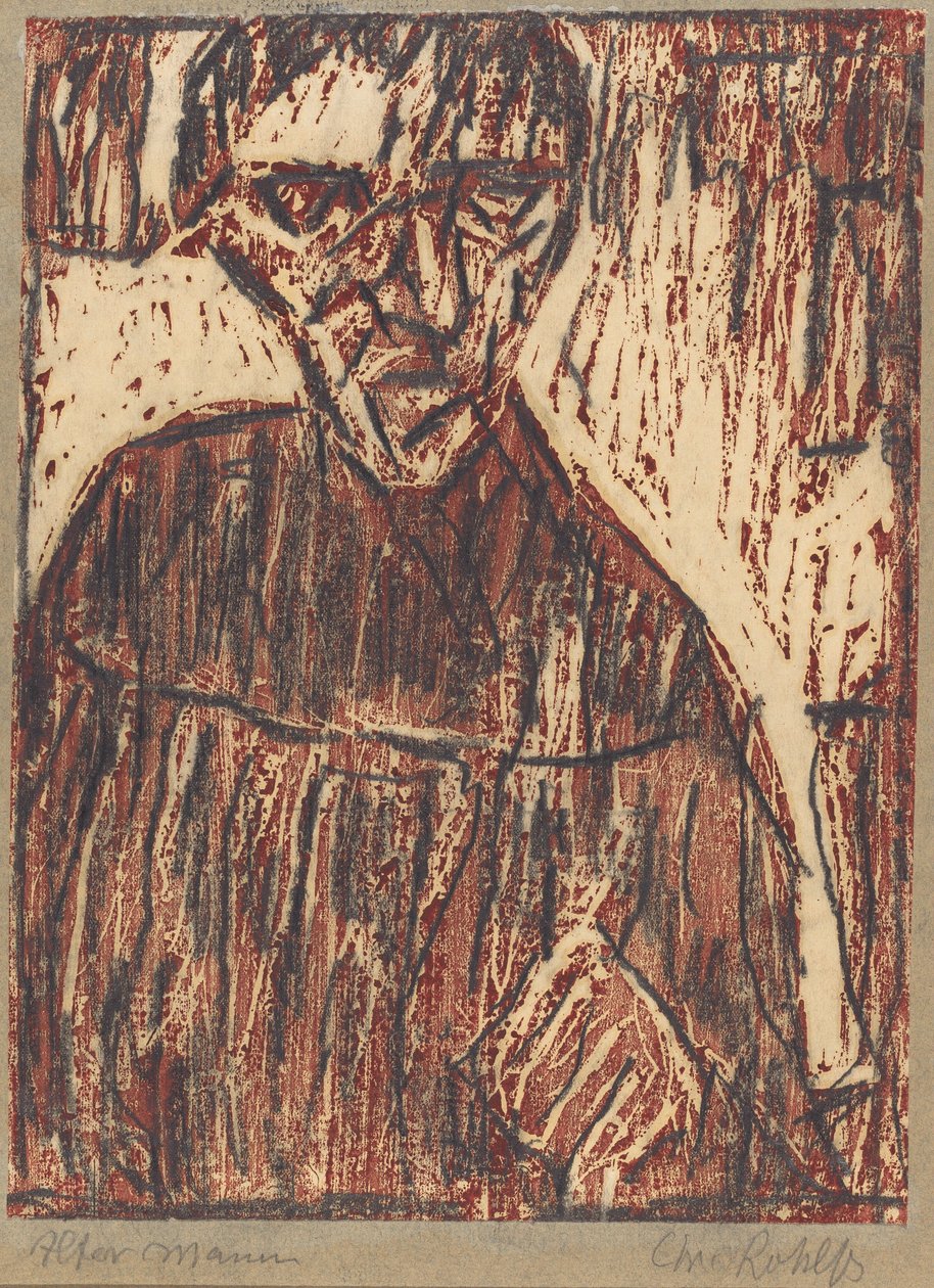 Alter Mann von Christian Rohlfs