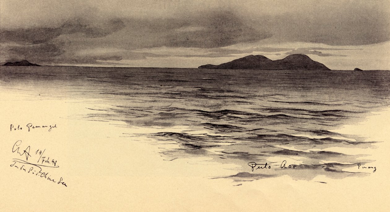 Pemanggil Island, Malaya von Christian Wilhelm Allers