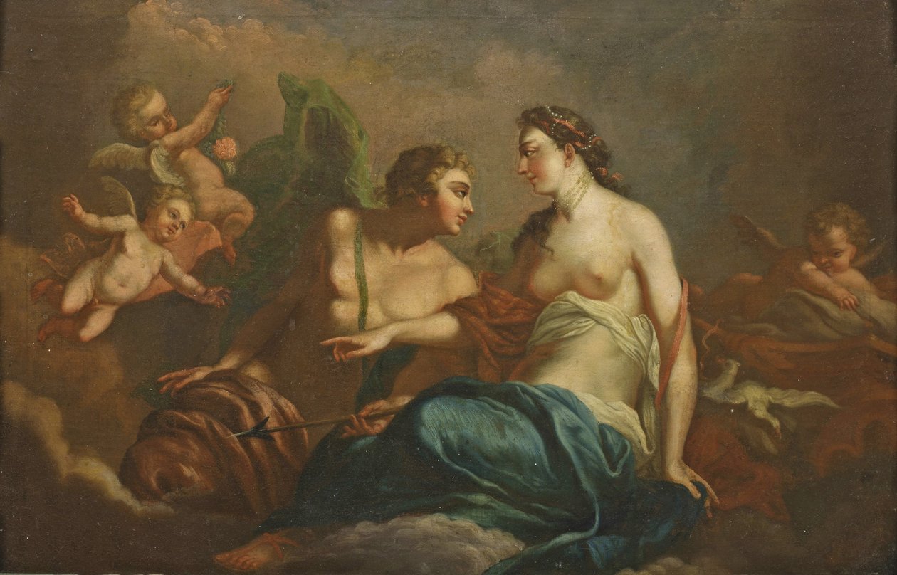 Adonis und Aphrodite von Christian Wilhelm Ernst Dietrich