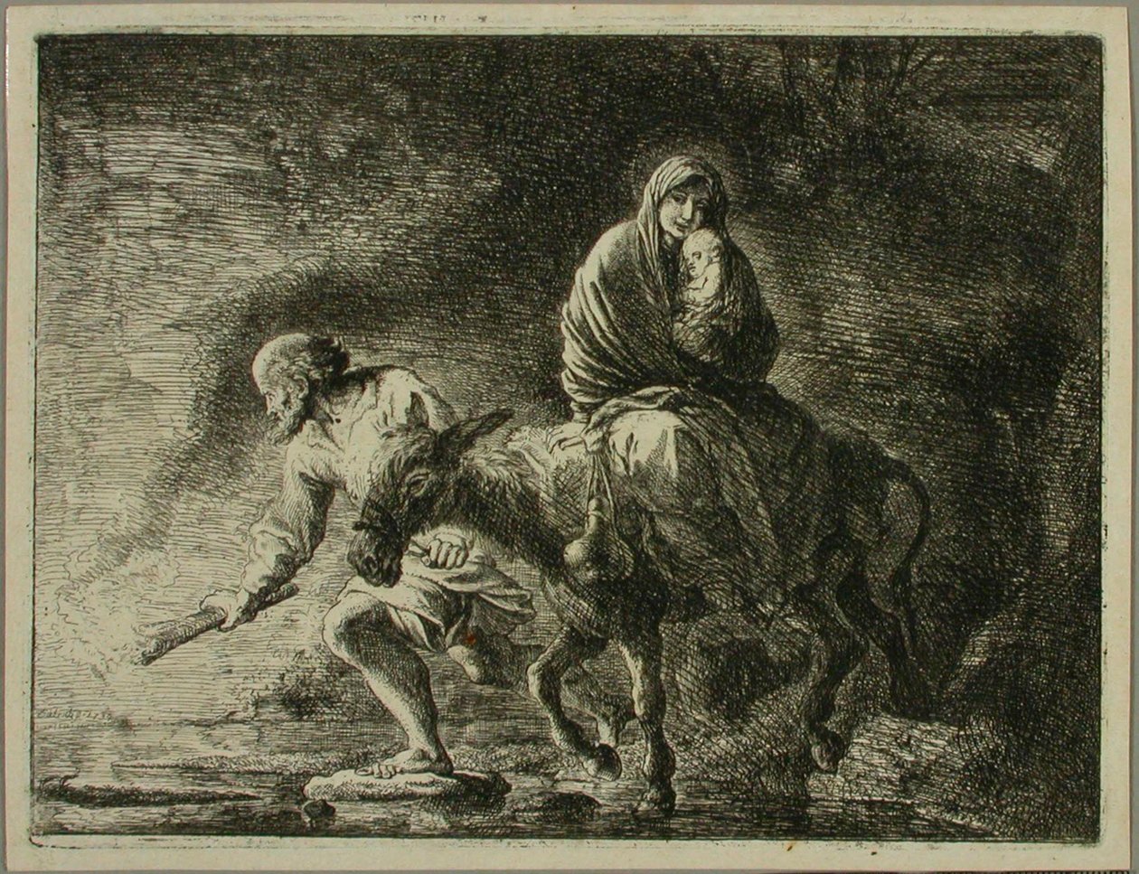 Flucht nach Ägypten von Christian Wilhelm Ernst Dietrich