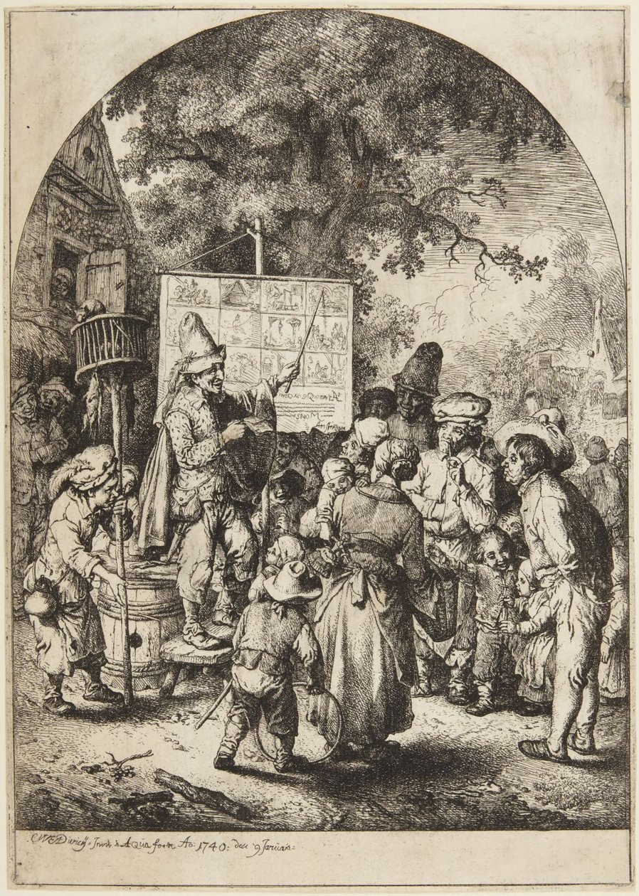 Der Balladensänger von Christian Wilhelm Ernst Dietrich