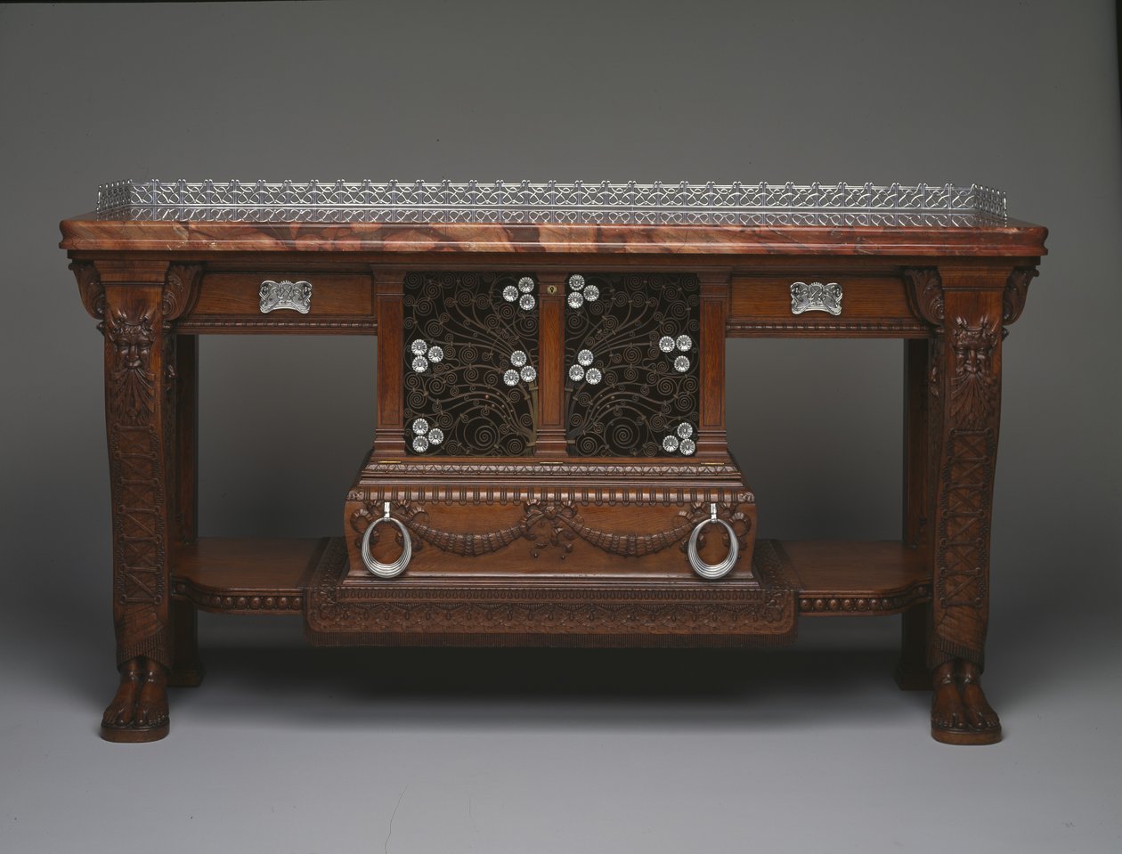 Vanderbilt-Konsole, ca. 1881-1882 von Christian and Gustave  Herter
