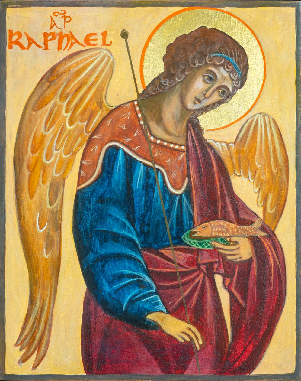 Erzengel Raphael Ikone von Christine Hales