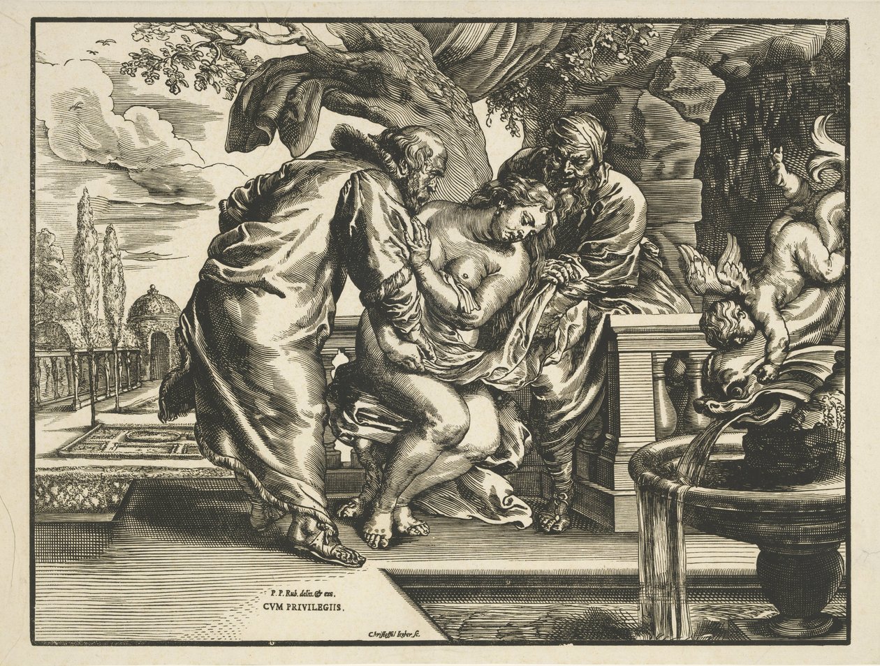 Susanna und die Ältesten von Christoffel Jegher