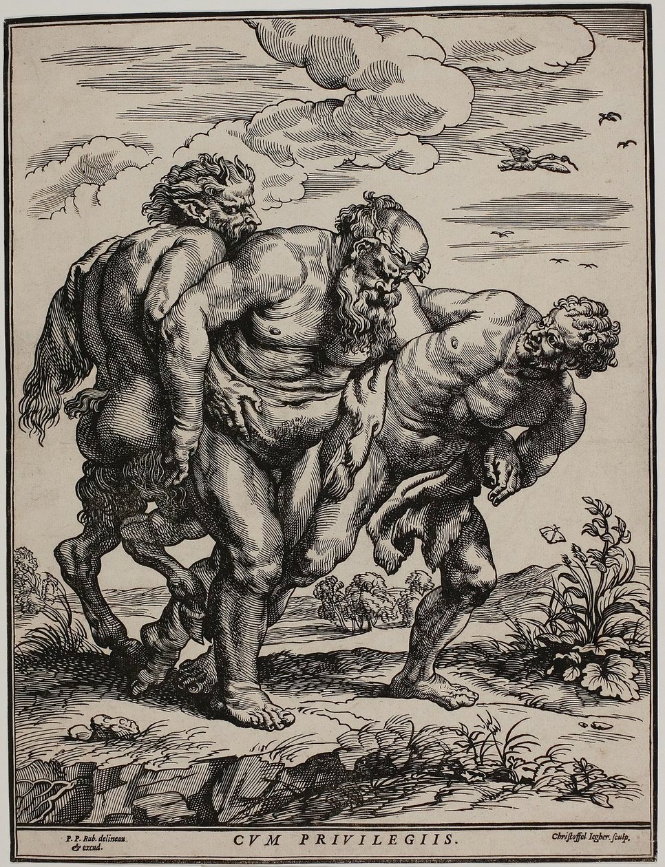 Der betrunkene Silenus von Christoffel Jegher