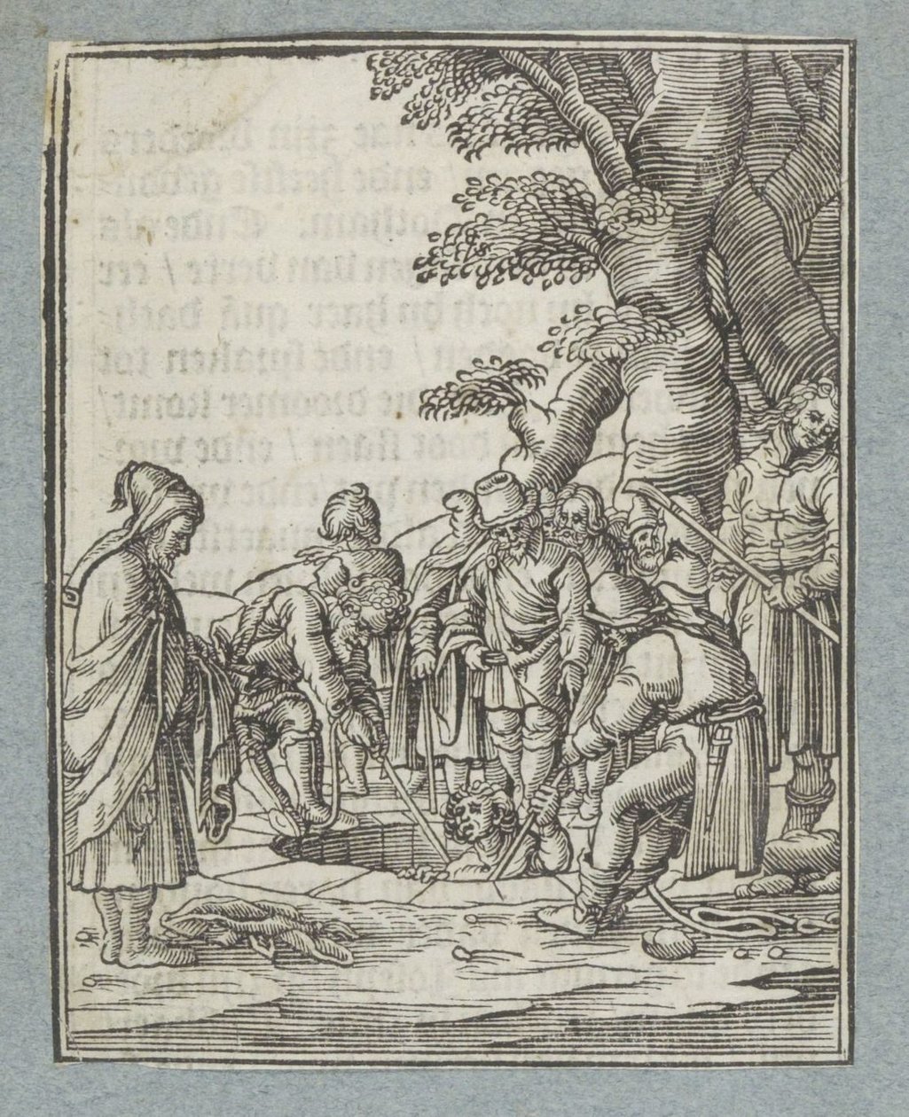 Josef wird von seinen Brüdern aus dem Brunnen gezogen von Christoffel van Sichem (II)