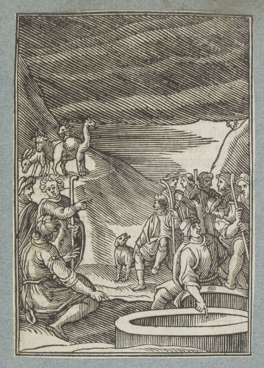 Joseph wird in die Grube geworfen von Christoffel van Sichem (II)