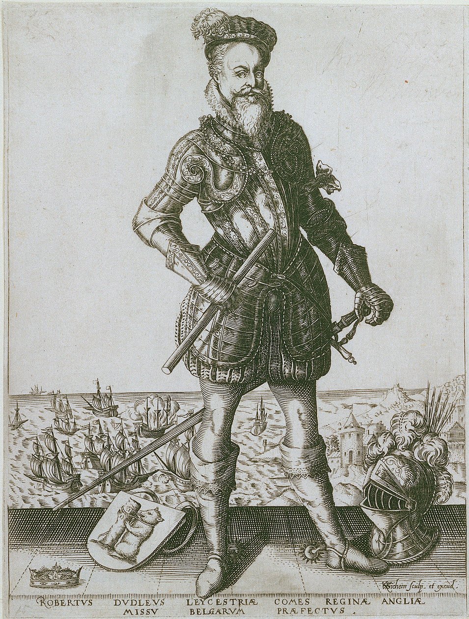 Robert Dudley von Christoffel van the Elder Sichem