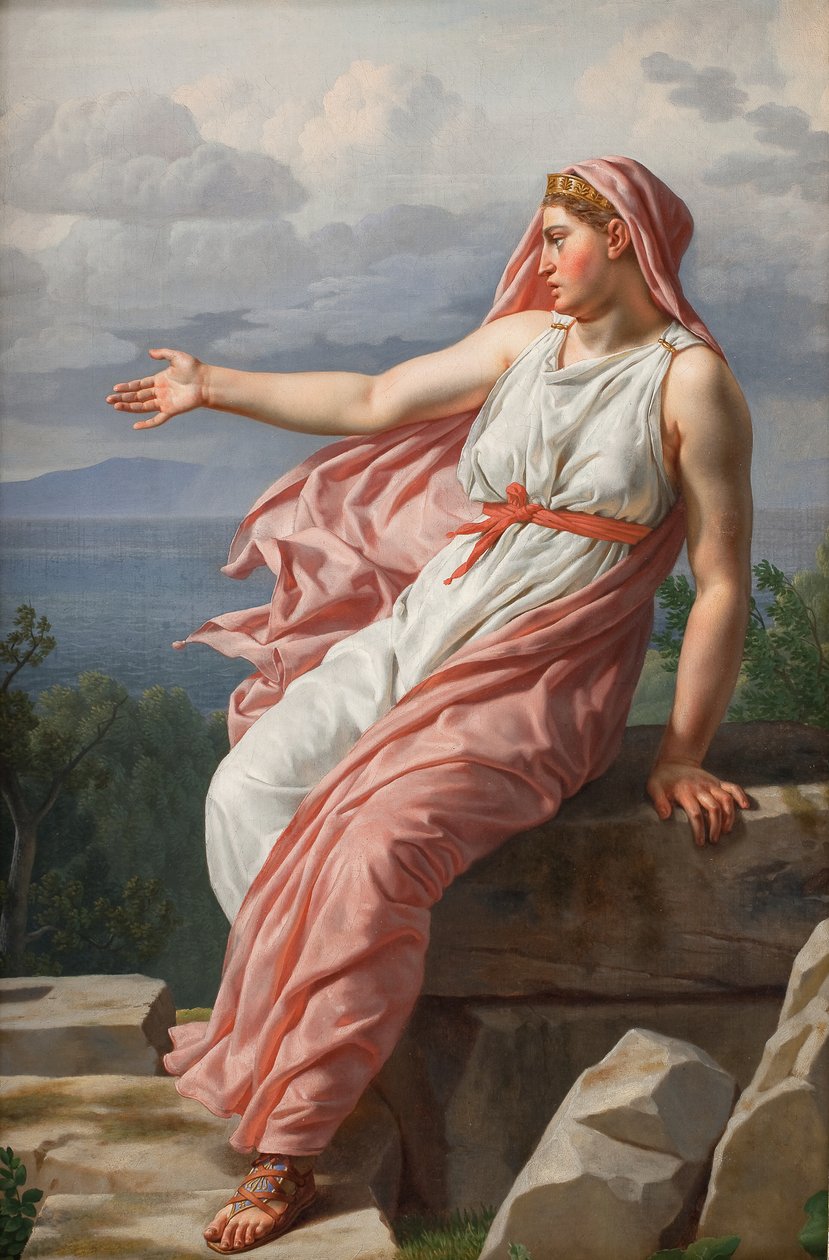 Alcyones Abschied von ihrem Ehemann. Aus Ovids Metamorphosen, Lied XI von Christoffer Wilhelm Eckersberg