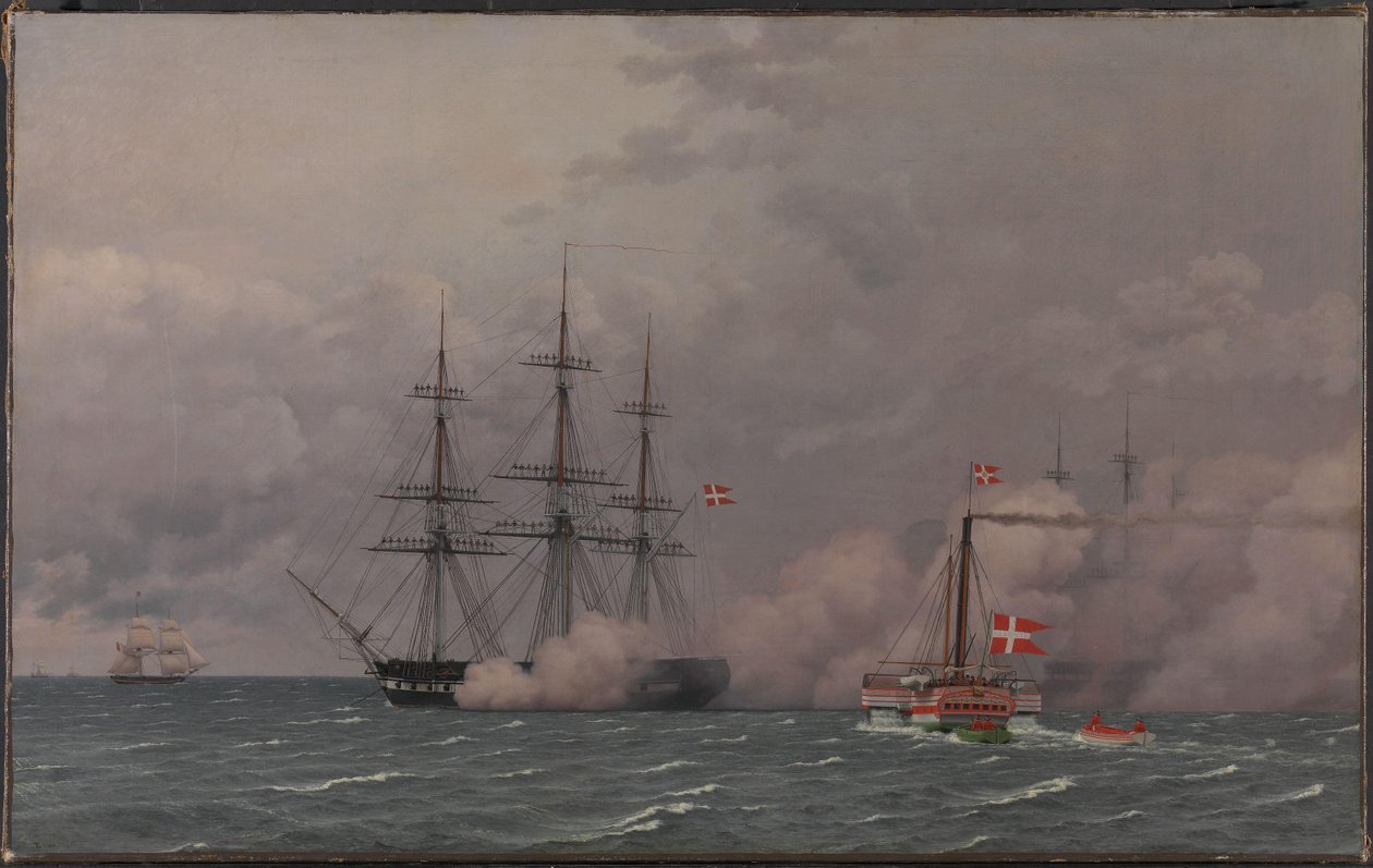 Der Hafen von Kopenhagen am 1. Mai 1832 von Christoffer Wilhelm Eckersberg